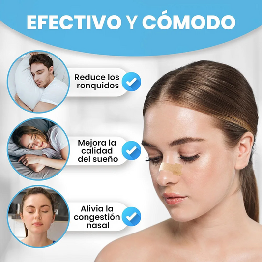 Pack 6 Parches Nasales Anti Ronquidos