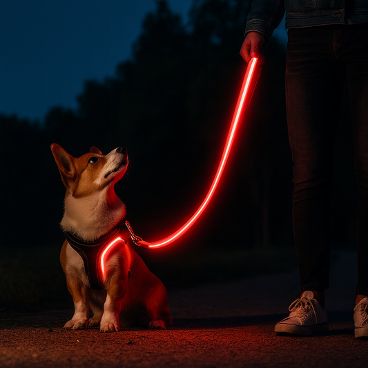 Correa LED – Seguridad y Estilo en Cada Paseo